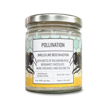 Rose & Bergamot hand-poured soy candle by Two Little Fruits
