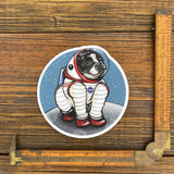 Rover The Space Dog Sticker - Durable 4" Astronaut Dog Decal for Water Bottles, Laptops & More - Sticker - Two Little Fruits - Two Little Fruits