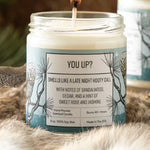 Sandalwood Scented Candle - 8oz Hand - Poured Soy Wax with Cedar, Rose & Jasmine - Soy Candles - Two Little Fruits - Two Little Fruits