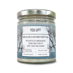 Sandalwood hand-poured soy candle by Two Little Fruits