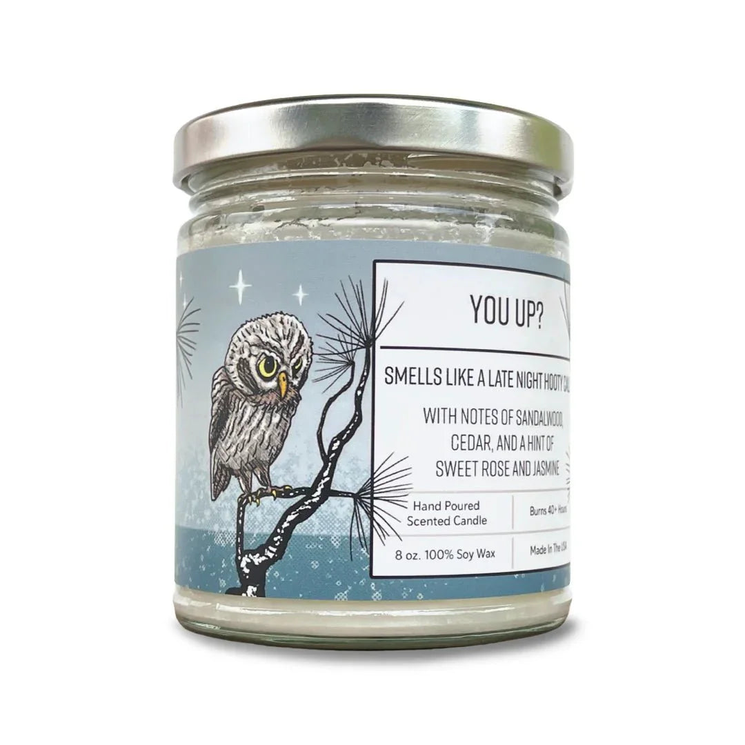 Sandalwood Scented Candle - 8oz Hand - Poured Soy Wax with Cedar, Rose & Jasmine - Soy Candles - Two Little Fruits - Two Little Fruits