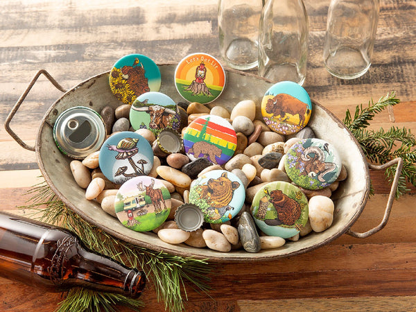 Sasquatch Bottle Opener - Soft Matte Bottle Openers - Two Little Fruits - Two Little Fruits