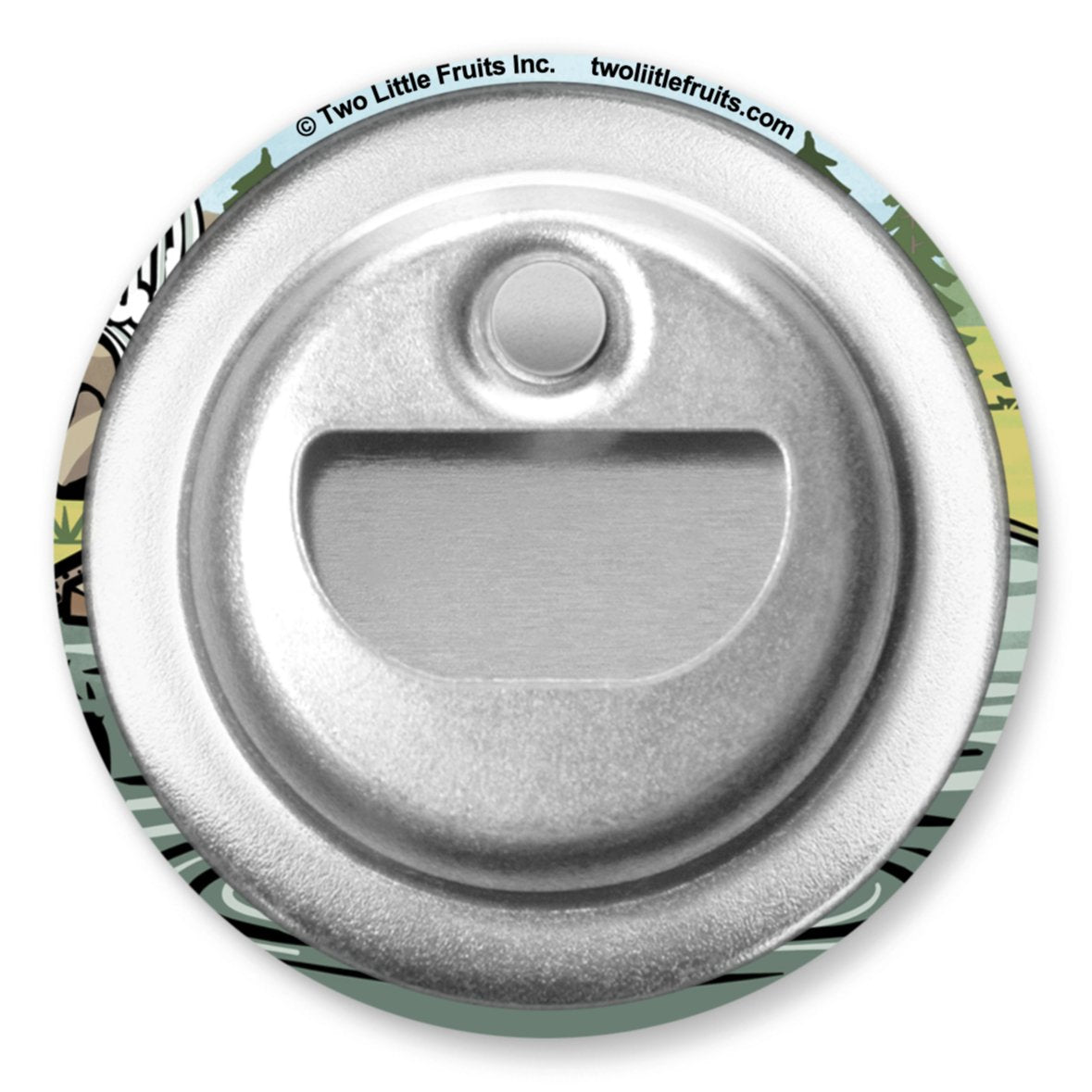 Sasquatch Magnetic Bottle Opener with Neodymium Cap Catcher - Compact & Weather - Resistant - Soft Matte Bottle Openers - Two Little Fruits - Two Little Fruits