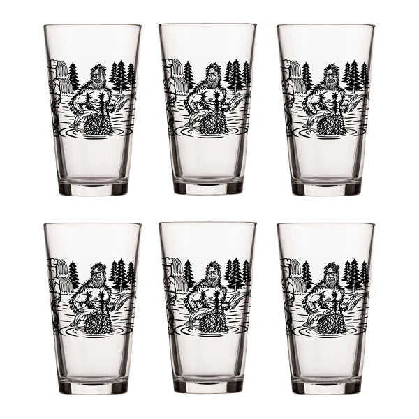 Sasquatch Pint Glass - Pint Glass - Two Little Fruits - Two Little Fruits