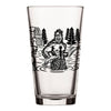 Sasquatch Pint Glass - Pint Glass - Two Little Fruits - Two Little Fruits