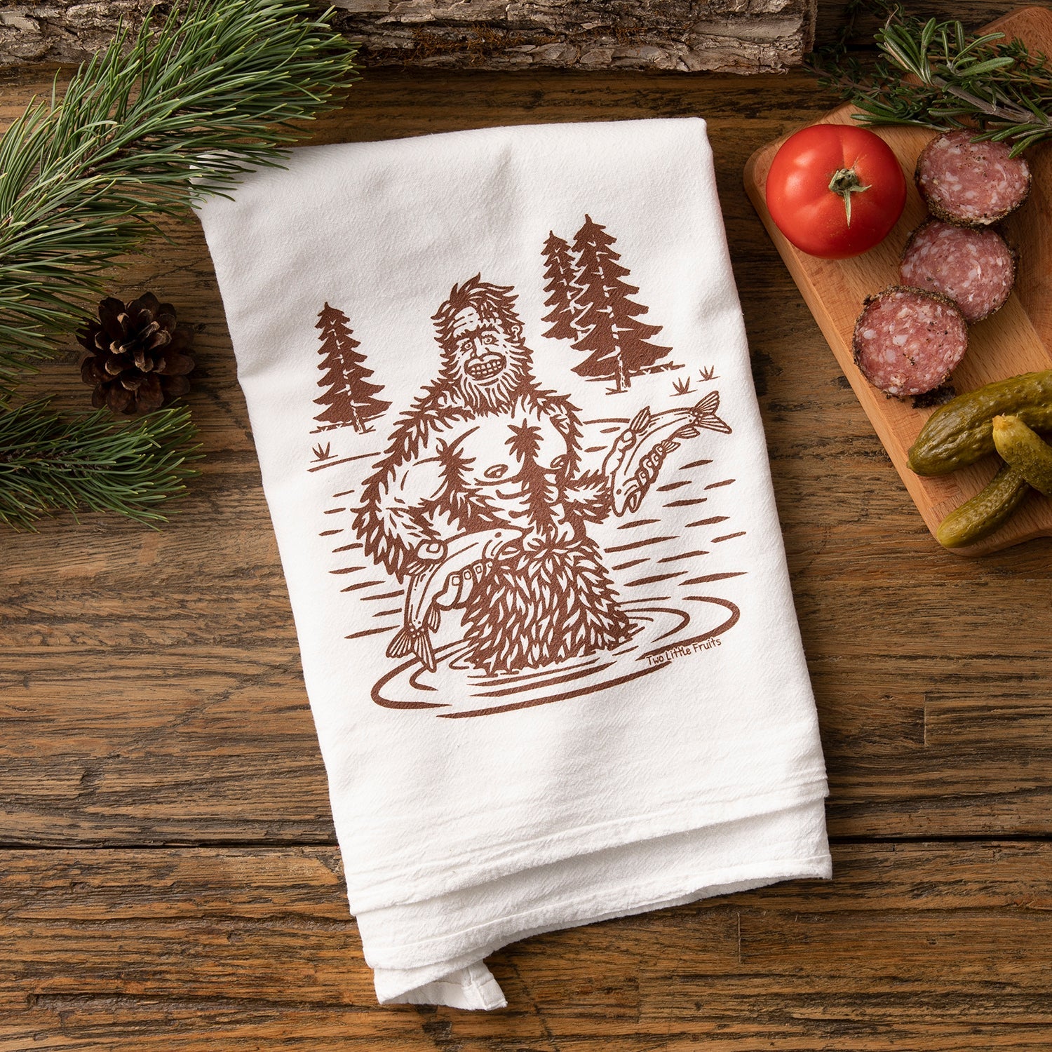 Moose and Camper Tea Towel Set - Two Little Fruits