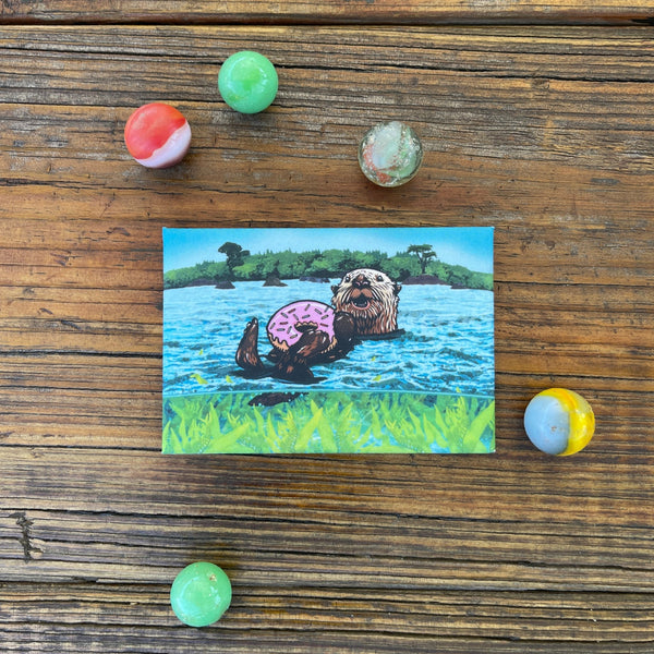 Sea Otter Magnet - Fridge Magnets - Two Little Fruits - Two Little Fruits