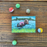 Sea Otter Magnet - Fridge Magnets - Two Little Fruits - Two Little Fruits