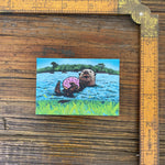 Sea Otter Magnet - Fridge Magnets - Two Little Fruits - Two Little Fruits