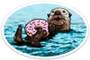 Sea Otter Sticker - Two Little Fruits