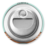 Back view of the Sexy Potted Plants Magnetic Bottle Opener showing the durable metal finish, perfect for beaming charm in your potted plants decor.