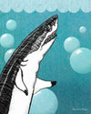 Shark Art Print - Two Little Fruits