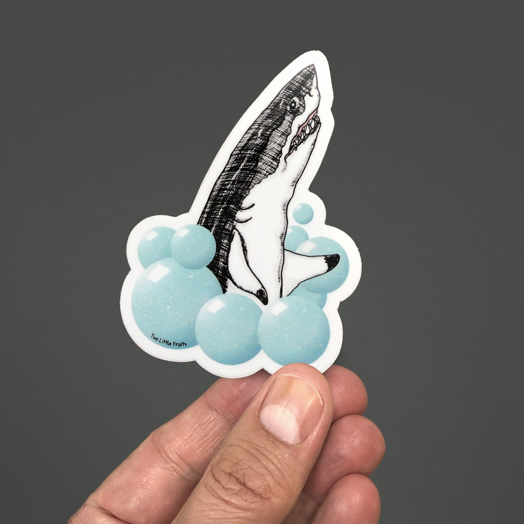 Shark Sticker - Sticker - Two Little Fruits - Two Little Fruits