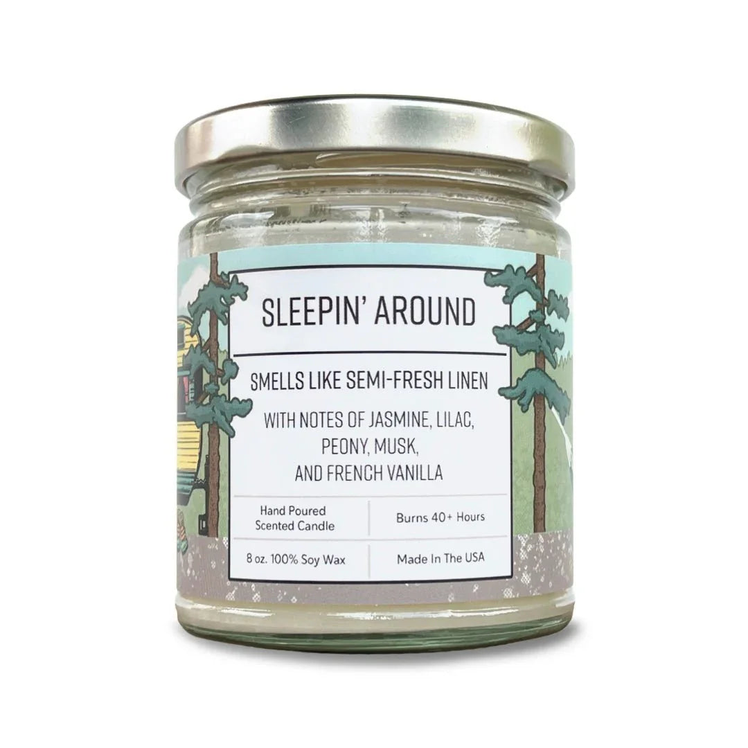 Sleepin' Around & Ranger Things Scented Candles for Home - 100Soy Wax, 40+ Hour Burn Time - Soy Candles - Two Little Fruits - Two Little Fruits