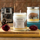 Sleepin' Around & Ranger Things Scented Candles for Home - 100Soy Wax, 40+ Hour Burn Time - Soy Candles - Two Little Fruits - Two Little Fruits