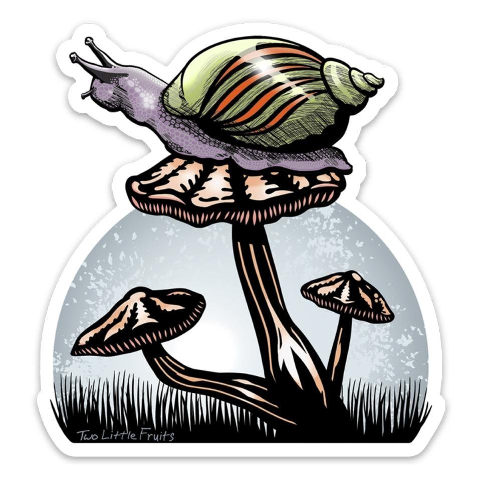 Snail Sticker - Sticker - Two Little Fruits - Two Little Fruits