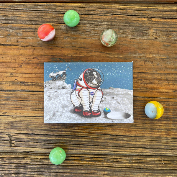 Space Dog Fridge Magnet - Two Little Fruits