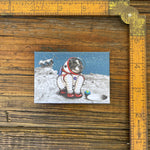 Space Dog Fridge Magnet - Fridge Magnets - Two Little Fruits - Two Little Fruits