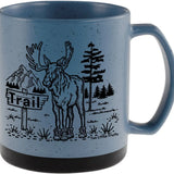 Moose In Boots illustrated mug by Two Little Fruits