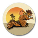 Squirrel illustrated magnetic bottle opener by Two Little Fruits