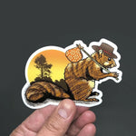 Squirrel Sticker - Sticker - Two Little Fruits - Two Little Fruits