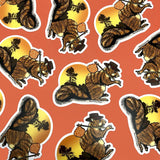 Squirrel Sticker - Sticker - Two Little Fruits - Two Little Fruits