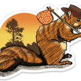 Squirrel Sticker - Sticker - Two Little Fruits - Two Little Fruits