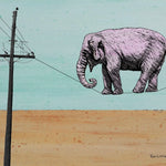 Stunning Elephant Art Print - Majestic Wall Decor for Home or Office (Sizes 8x10 & 11x14) - Paper Prints - Two Little Fruits - Two Little Fruits