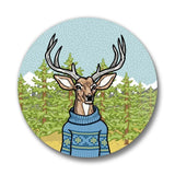 Sweater Buck illustrated magnetic bottle opener by Two Little Fruits