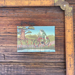 Toadster Frog Fridge Magnet - Cute 2" x 3" Artwork, Strong Magnet, Weather - Resistant Design - Fridge Magnets - Two Little Fruits - Two Little Fruits