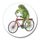 Toadster Frog on Bike Bottle Opener - Soft Matte Bottle Openers - Two Little Fruits - Two Little Fruits