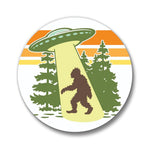 UFO illustrated button pin by Two Little Fruits