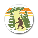 UFO illustrated button pin by Two Little Fruits