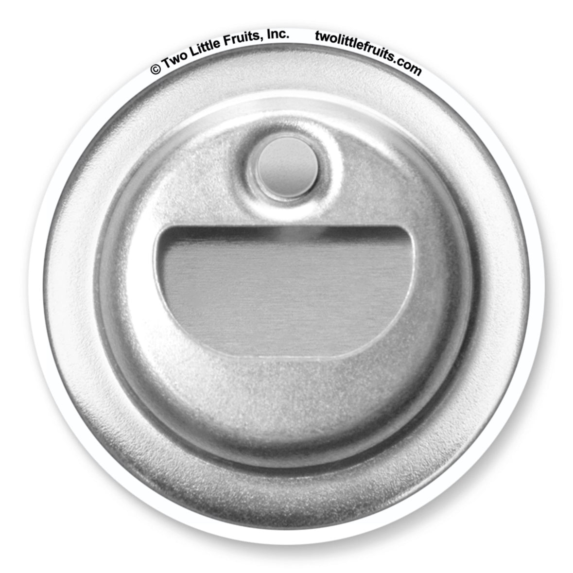 Close-up view of the UFO Abducting Sasquatch Bottle Opener featuring a detailed depiction of Sasquatch being abducted, ideal for Sasquatch enthusiasts and collectors.