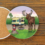 Coaster Designs - illustrated coaster by Two Little Fruits