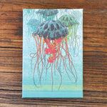 Jellyfish illustrated fridge magnet by Two Little Fruits