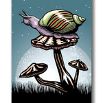 Unique Kitchen Magnets - Shroom With A View Snail Magnet for Fun Fridge Decor - Fridge Magnets - Two Little Fruits - Two Little Fruits