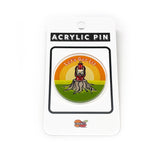 Unique Pins For Jackets: Let's Get Lit Lantern Acrylic Pin – 1.25 Inches With Rubber Clutch - Acrylic Pin - Two Little Fruits - Two Little Fruits