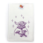 Unique Tea Towels - Eco - Friendly Cotton Mushroom Print with Moon, Stars & Snail Design - Tea Towels - Two Little Fruits - Two Little Fruits