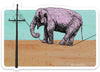 Unique Walk the Line Elephant Vinyl Sticker - Durable, Weatherproof, Fun Decal for Personal Flair - Sticker - Two Little Fruits - Two Little Fruits