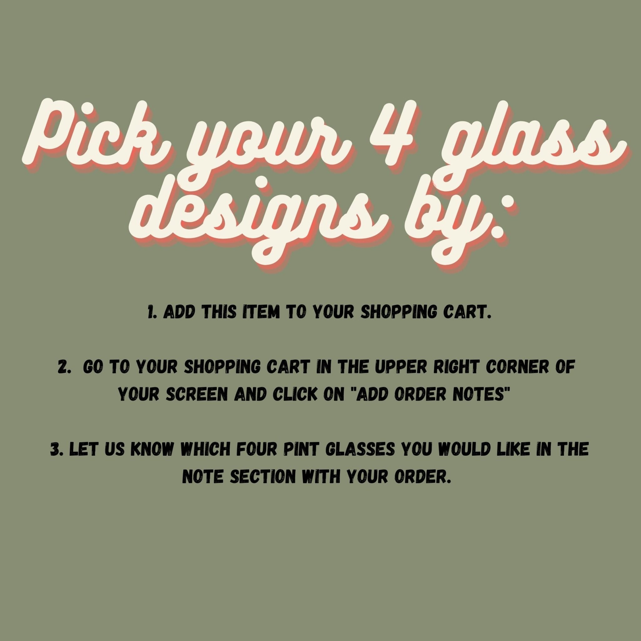 Unique Whiskey Glass Sets - Mix And Match Any 4 Rocks Glasses - Rocks Glass - Two Little Fruits - Two Little Fruits