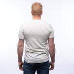 Unisex Cowboy Bear T-Shirt in Heather Cement Gray - Eco - Friendly & Soft Cotton Tee - Tee Shirts - Two Little Fruits - Two Little Fruits