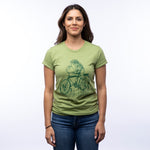Unisex Frog Shirt - Eco - Friendly Toadster Design on Soft Heather Green Tee - Tee Shirts - Two Little Fruits - Two Little Fruits