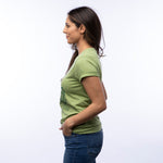 Unisex Frog Shirt - Eco - Friendly Toadster Design on Soft Heather Green Tee - Tee Shirts - Two Little Fruits - Two Little Fruits