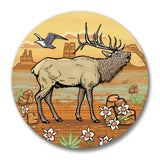 Utah Elk Bottle Opener with Magnetic Cap Catcher - Slim, Durable, Weather - Resistant Design - Soft Matte Bottle Openers - Two Little Fruits - Two Little Fruits