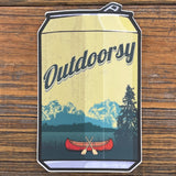 Vintage Beer Can illustrated vinyl sticker by Two Little Fruits