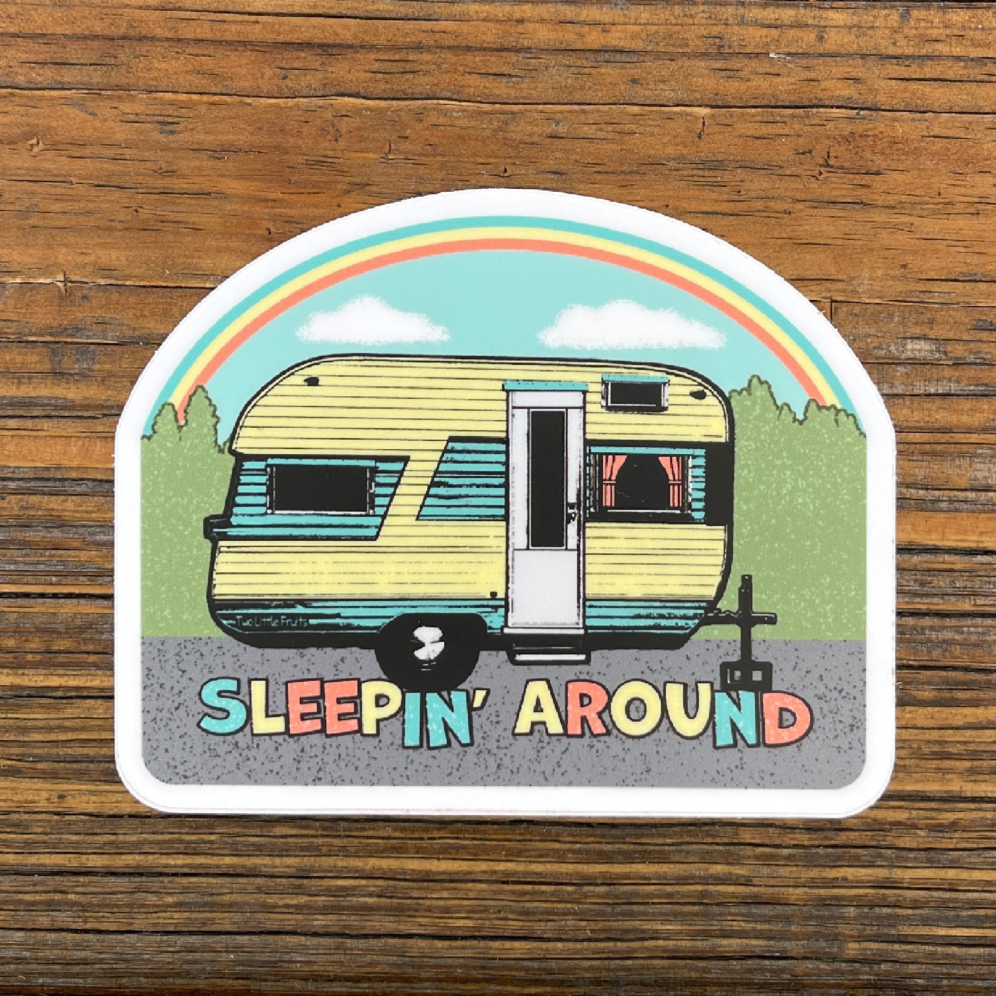 Vintage Camper Sticker - Sticker - Two Little Fruits - Two Little Fruits