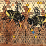 Vintage Honeybee Art Print - 1890 Style, 8x10 & 11x14 Sizes, Perfect for Nature Lovers - Paper Prints - Two Little Fruits - Two Little Fruits