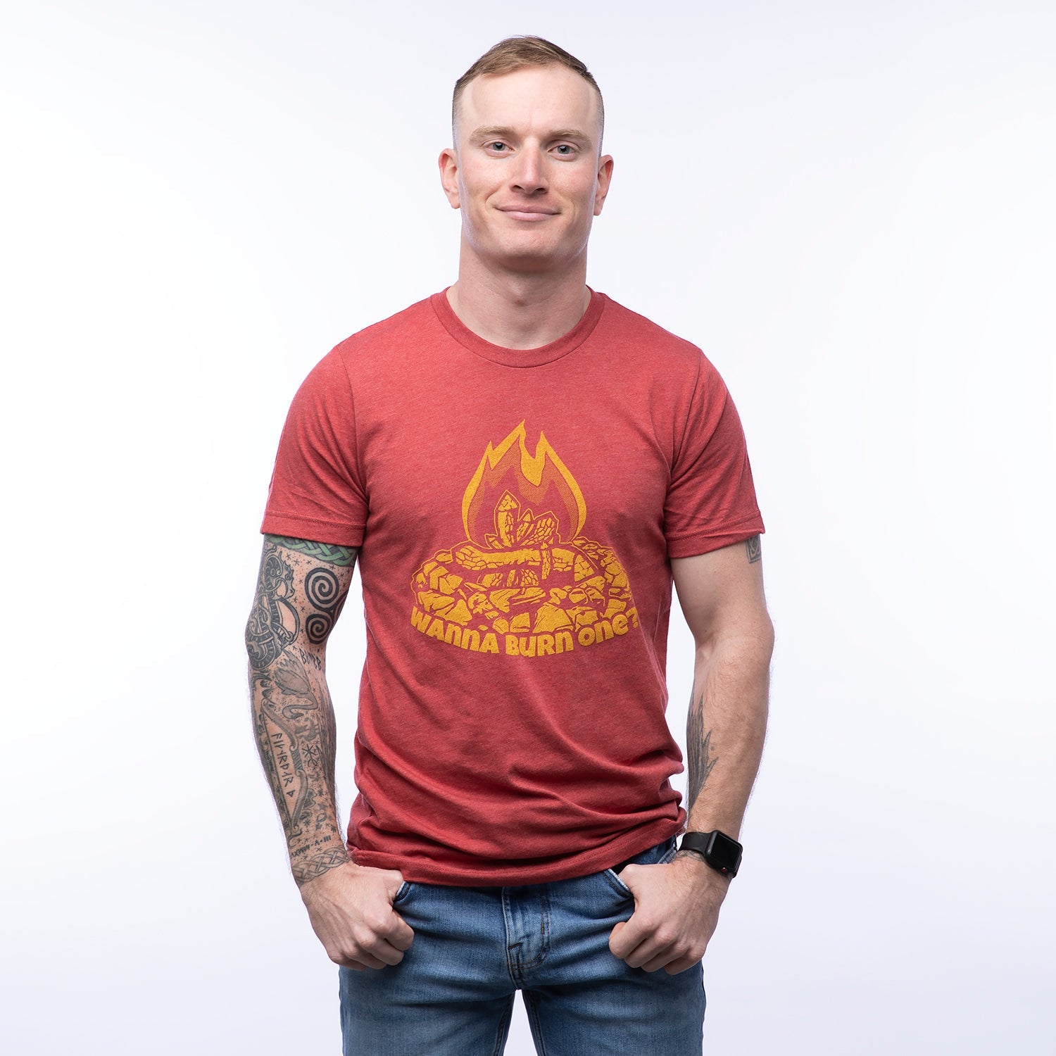 Wanna Burn One? Tee - Tee Shirts - Two Little Fruits - Two Little Fruits