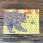 Bear illustrated fridge magnet by Two Little Fruits
